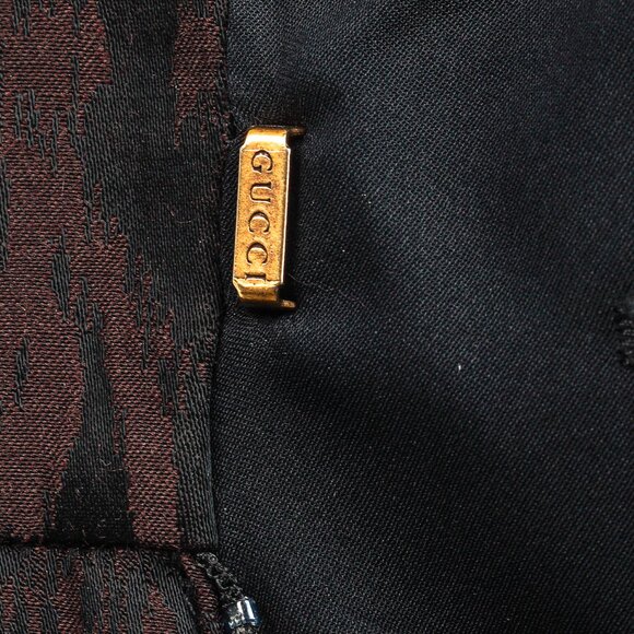 Gucci AW/12 Burgundy Floral-Jacquard Holiday Pants - Picture 8 of 14